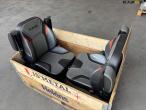 Kubota seats with armrests 2 pieces - new 3