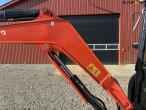 Kubota U27-4 mini excavator with grader bucket 22