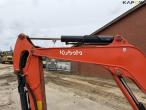 Kubota U27-4 mini excavator with grader bucket 11