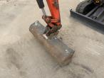 Kubota U27-4 mini excavator with grader bucket 13