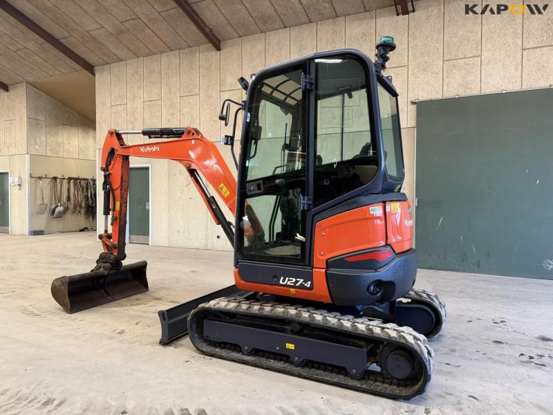 Kubota U27-4 mini excavator 7