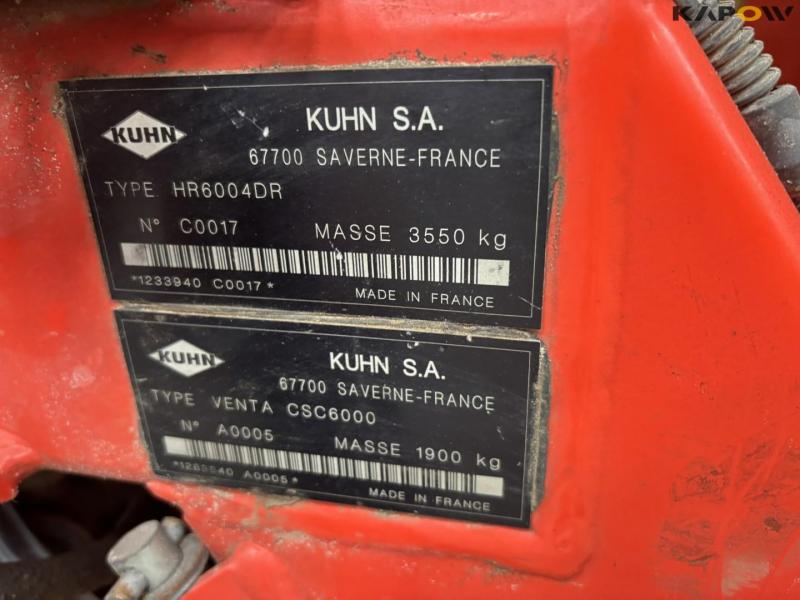 Kuhn HR6004 + TF1500 power harrow seeding set 8