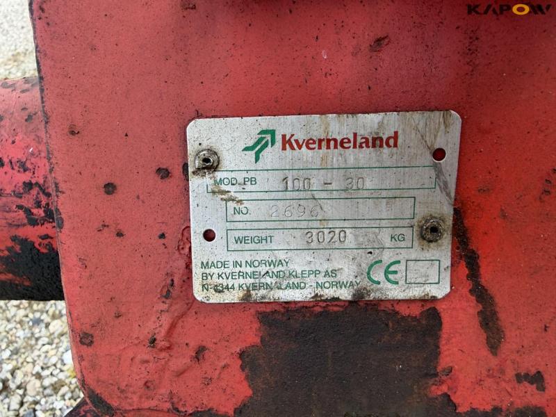 Kverneland 100-30 7 furrow reversible plough 58