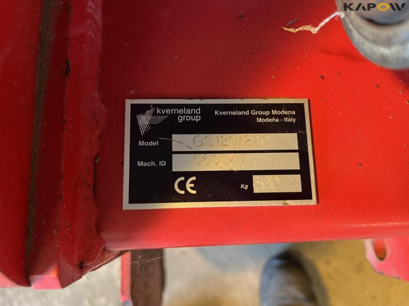 Kverneland GS120 220 tiller 7
