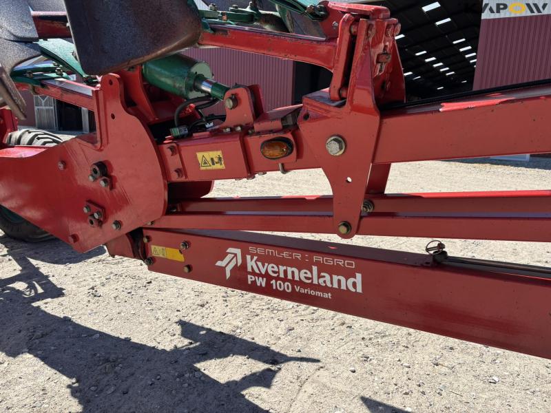 Kverneland PW 100 8 furrow reversible plough 35