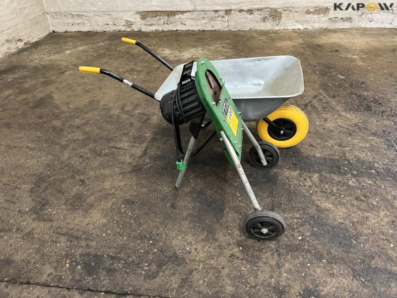 Lescha ZAK 1802 compost grinder with wheelbarrow 4