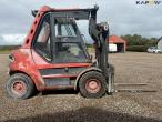 Linde H60D-02 diesel forklift with forks 4