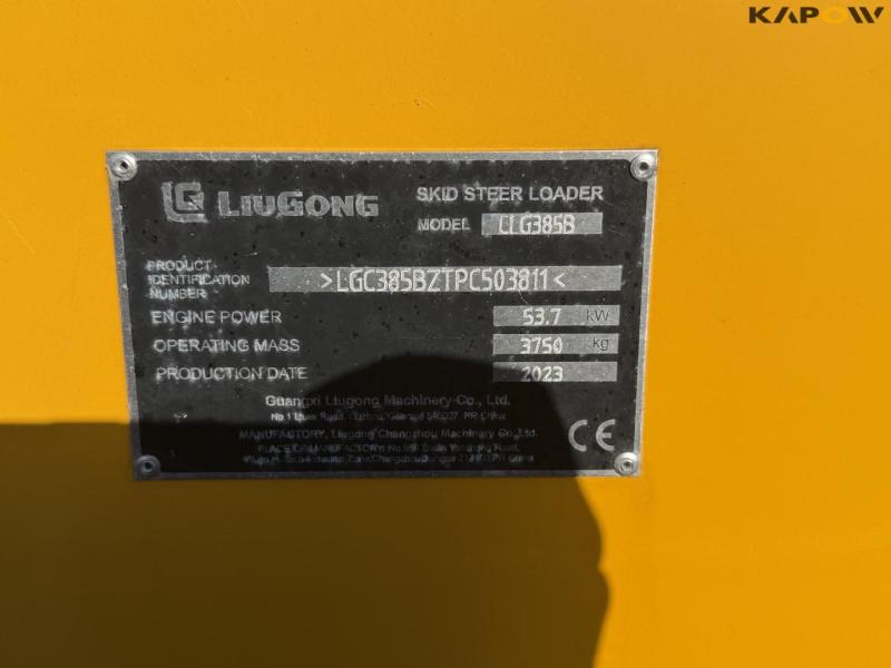 Liugong 385B skid steer loader 43