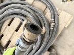 Air hoses and slurry hoses 10