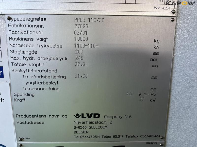 LVD PPEB 110/30 Hydraulic Edge Presses 23