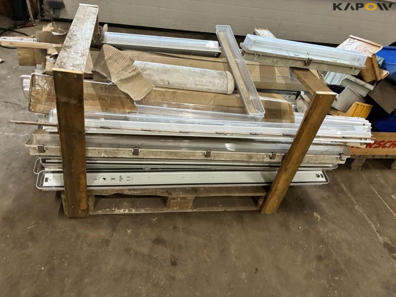 Fluorescent tubes, fixtures and storage boxes 10