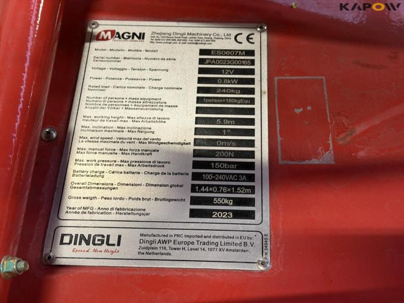 Magni ES0607M scissor lift 23