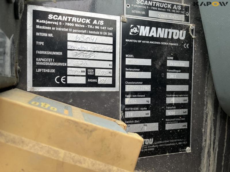 Manitou MRT2540 telescopic handler 40