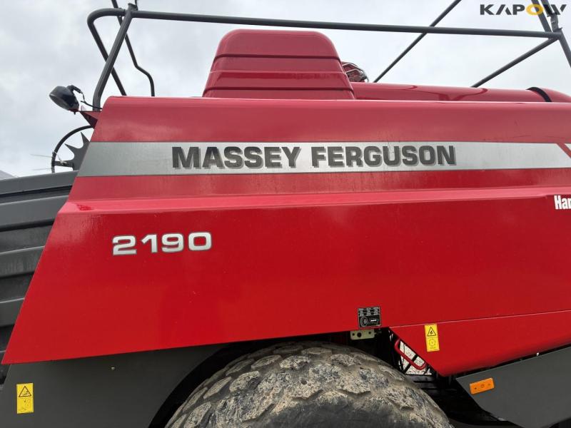 Massey Ferguson 2190 baler with trailer 18
