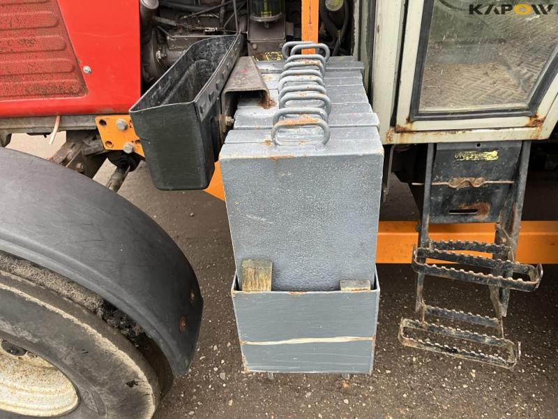 Massey Ferguson 390 tractor with arm mower 11