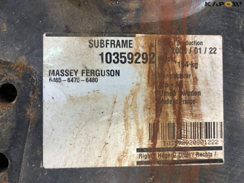 Massey Ferguson 6465/6475/6480 front loader frame 9