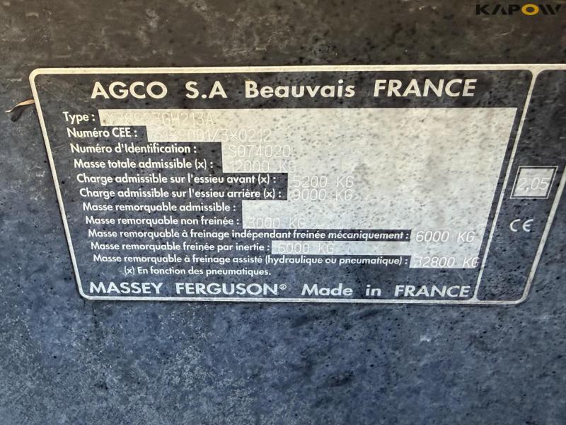 Massey Ferguson 7495 Dyna VT tractor 76