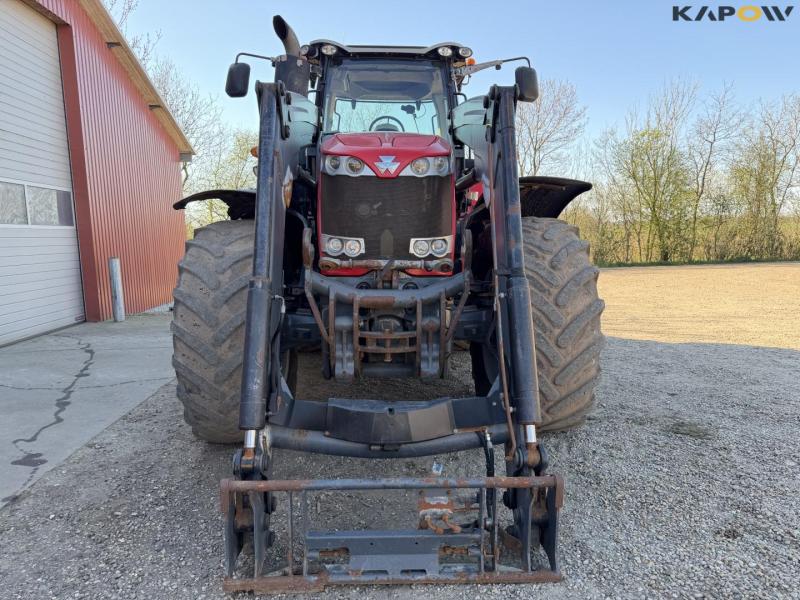 Massey Ferguson 8690 tractor with front loader 2
