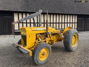 Massey Ferguson tractor with crane