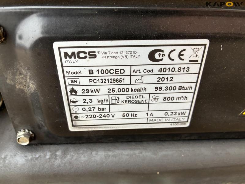 Master B100 + Kongskilde K 30 C heater 5