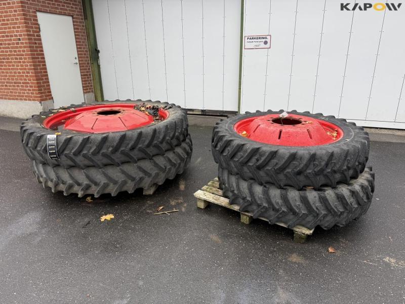 Michelin 320/0-R54 & 320/85-R38 complete wheels 1