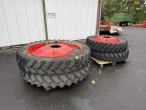 Michelin 320/0-R54 & 320/85-R38 complete wheels 2