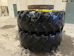 Michelin 650/65-R38 twin wheels 8