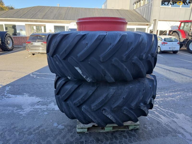 Michelin 710/85-R38 twin wheels 6