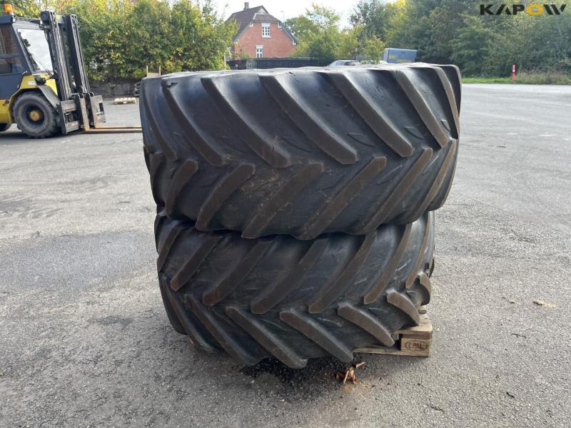 Michelin XeoBib 600/660-R30 complete wheels 6