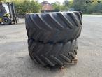 Michelin XeoBib 600/660-R30 complete wheels 6