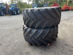 Michelin XeoBib 600/660-R30 complete wheels 8