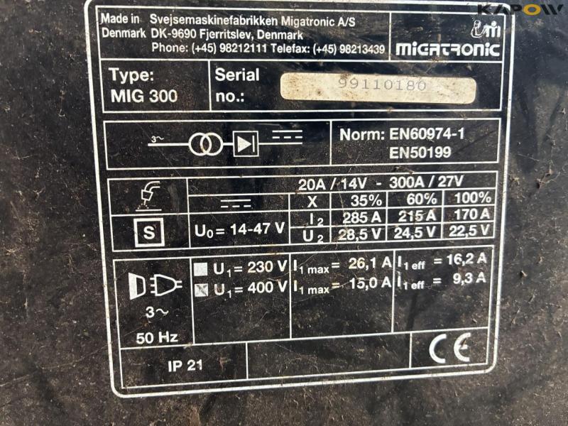 Migatronic MIG 300 welder 5