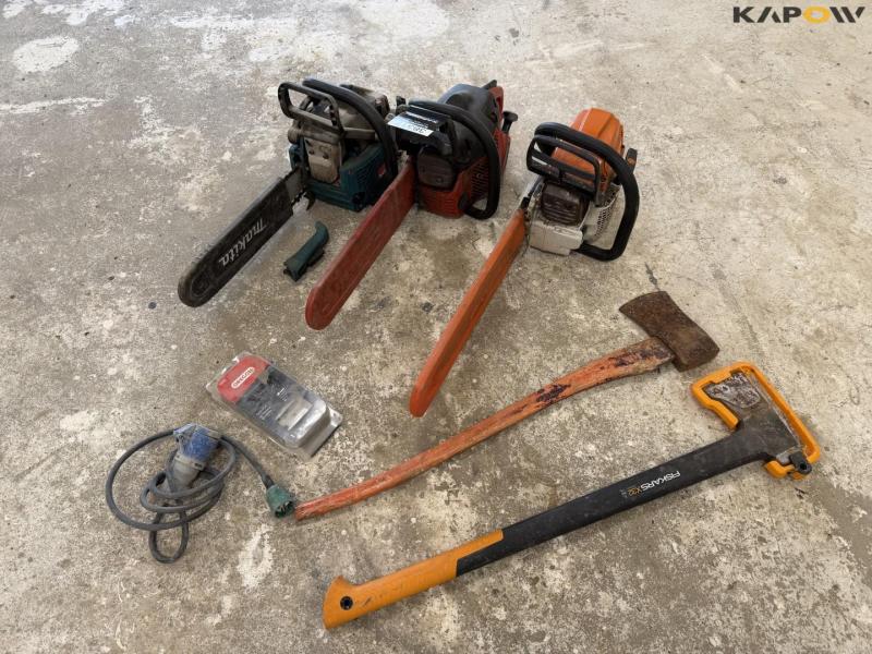 Chainsaws and axes 1