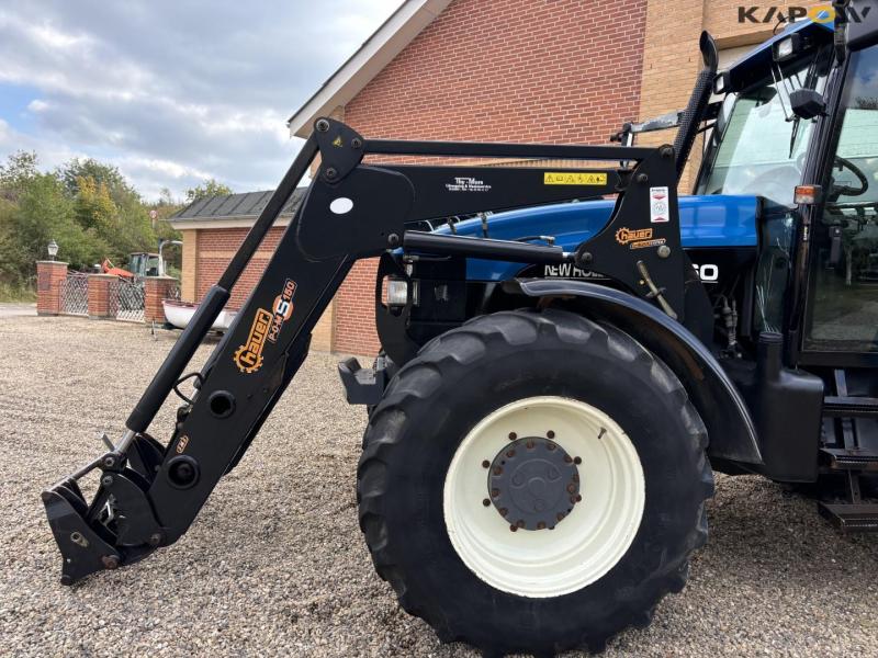 New Holland 8560 tractor with Hauer P-O-M S150 front loader 9
