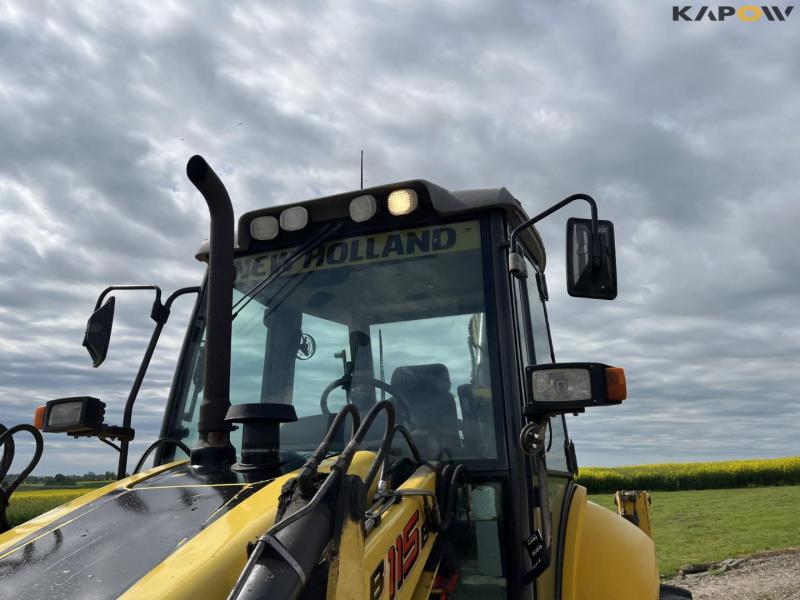 New Holland B115B backhoe loader 15