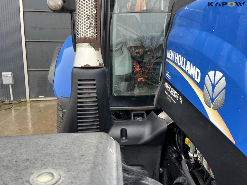 New Holland T6.150 tractor with Mulac arm mower 21