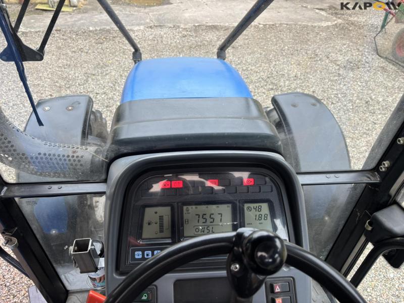 New Holland TS 115 with Bomford arm mower 49