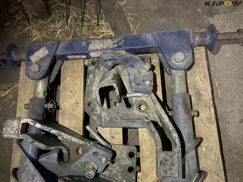New Holland TS 115 with Bomford arm mower 122