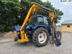 New Holland TS 115 with Bomford arm mower 5