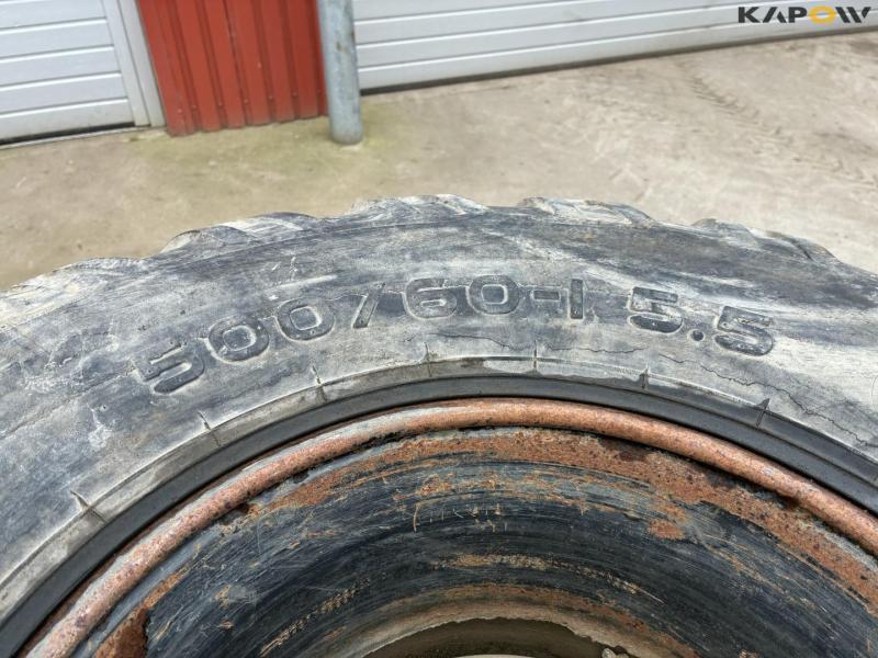 Nokia 500/60-15.5 complete wheel - 4 pcs. 8