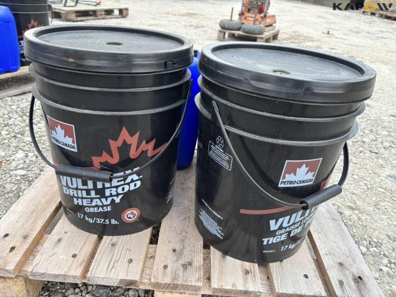 Vultrex grease, Titan Utto WB and Hydraway HMA 46 6