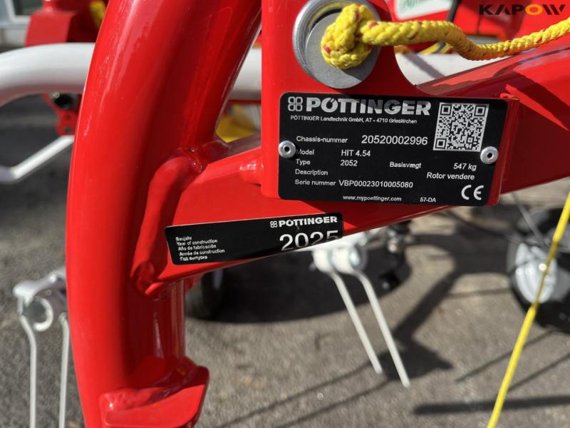 Pöttinger HIT 4.54 rake - New 10