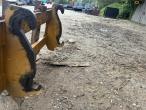 Pallet forks with Hydrema hitch 18