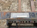 Pallet forks with Manitou hitch 10