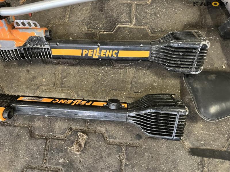 Pellenc brushcutter with batteries and backpack straps 14