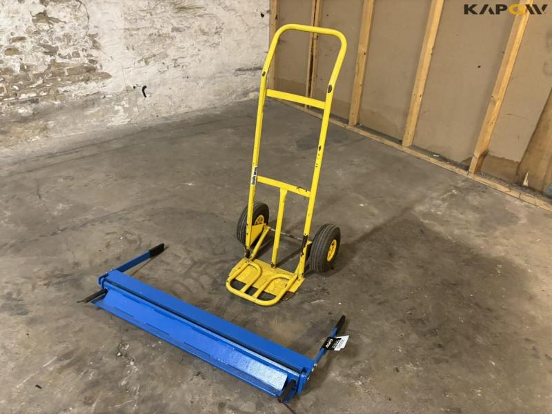 Sheet metal trestle and sack truck 1