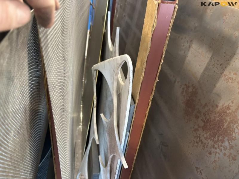 Record rack with contents 16