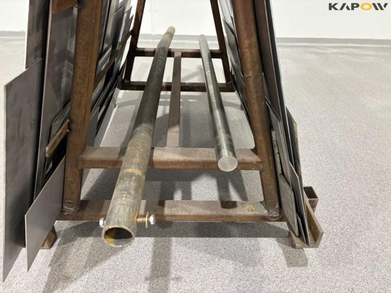 Record rack with contents 11