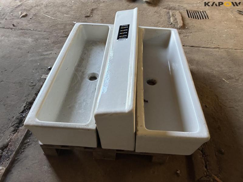 Porcelain vase - 3 pieces 3