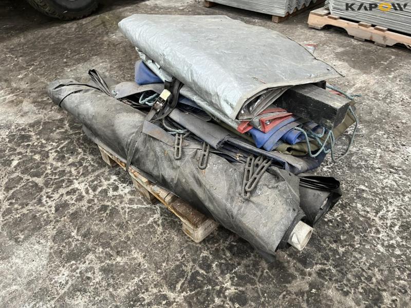 Tarpaulins on pallet 5